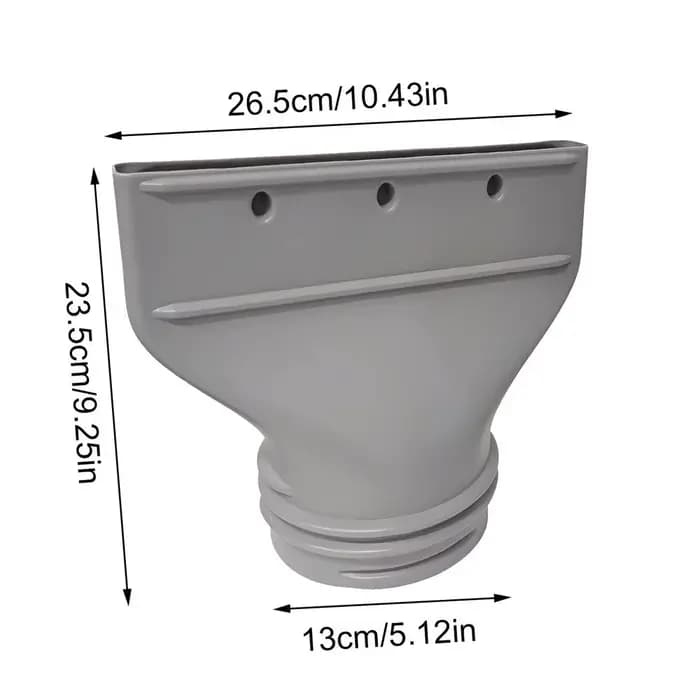 Adaptateur de tuyau d'évacuation de climatiseur, diamètre 130mm/150mm, adaptateur de fenêtre pour cl