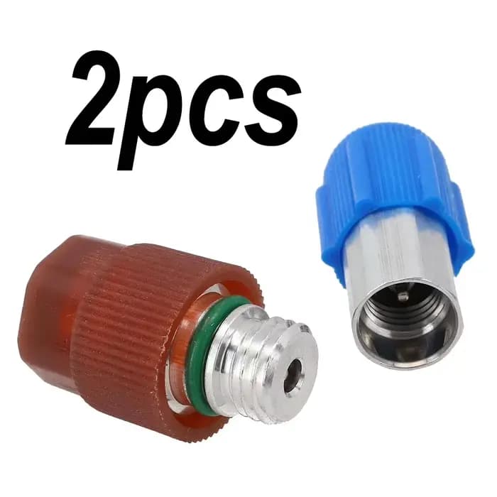 Adaptateur R134a HD ND, 2 pièces, climatisation AIR, ensemble de connexion de Service R134a avec noy