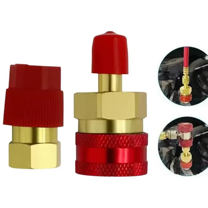 Adaptateur de raccord rapide R1234yf vers R34 pour climatisation automobile, connecteur de charge de