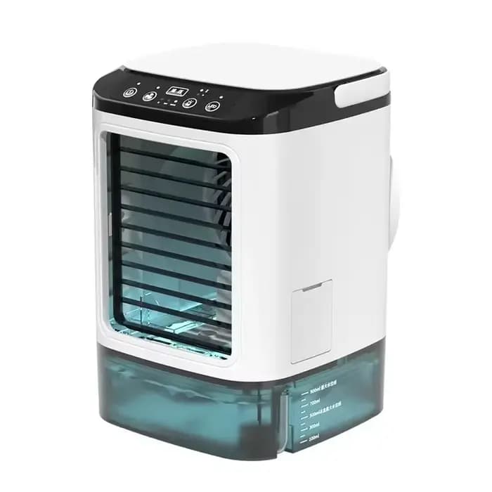 Nouveau Ventilateur Climatiseur Portable 2026 de Bureau à Double Pulvérisation Ultrasonique, 3 Vites