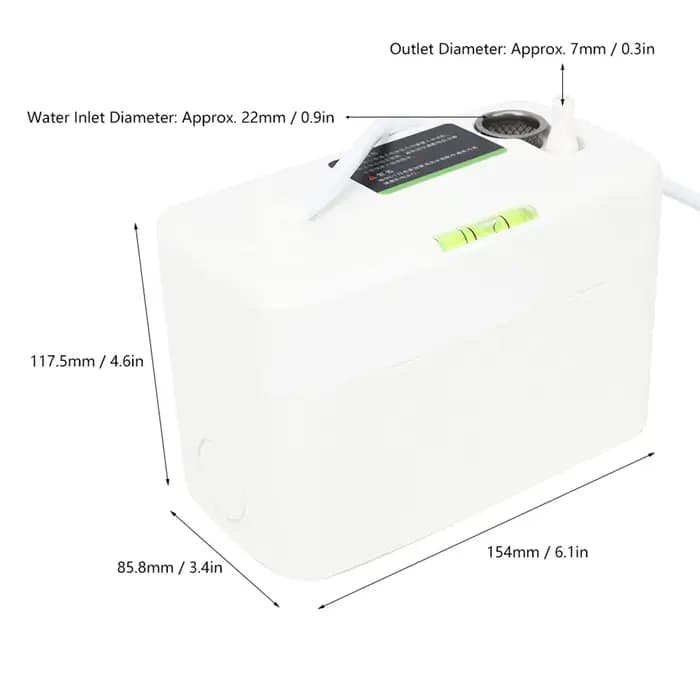Pompe de vidange de climatisation ultra silencieuse intégrée avec système de stockage d'eau PC-24A P