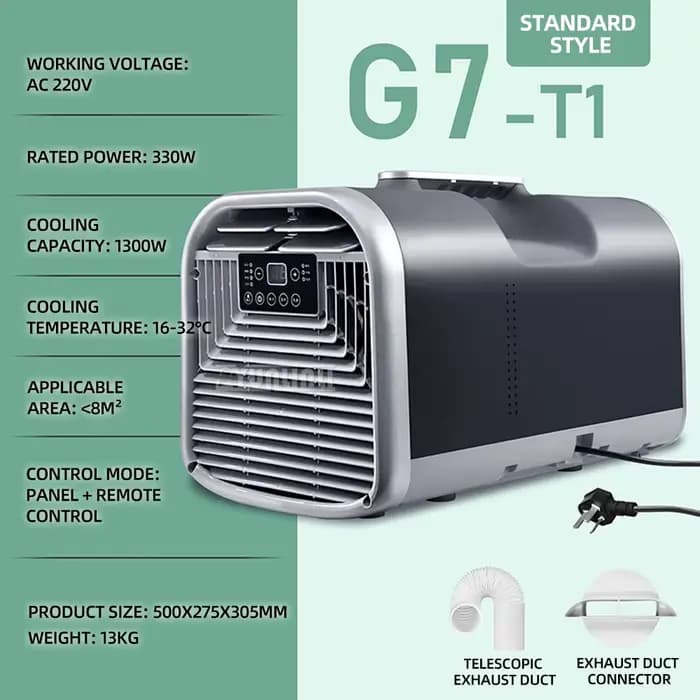 Climatiseur mobile, climatisation portable, camping, extérieur, faible consommation
