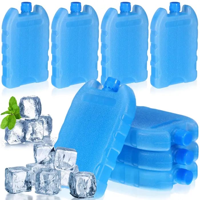8 pièces de blocs de glace réutilisables pour refroidisseur d'air, idéaux pour le bureau, la chambre