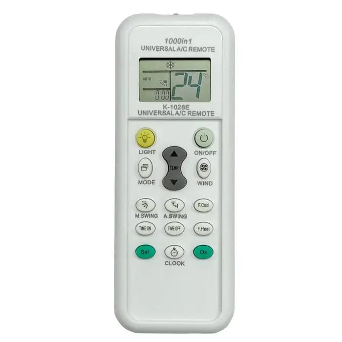Télécommande universelle pour climatiseur 1000 en 1 pour LG Gree Midea Toshiba Haier Daikin Hitachi 