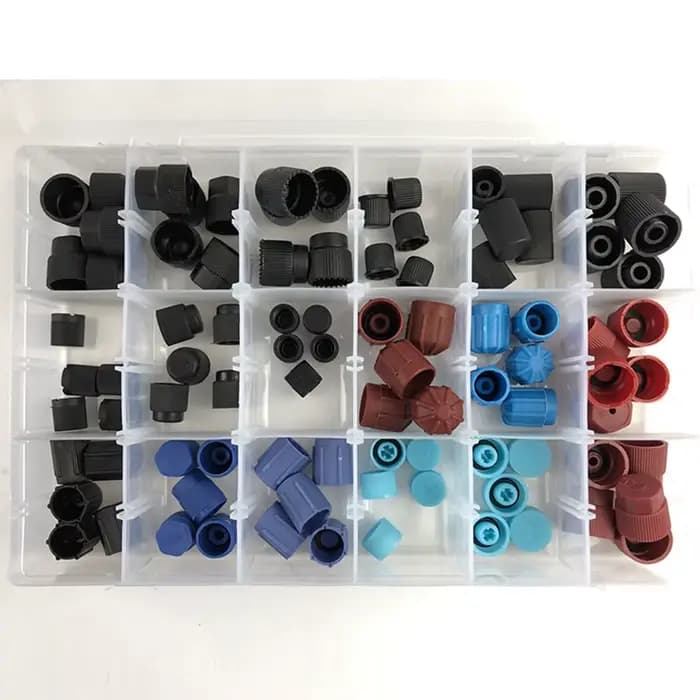 Kit de réparation de climatiseur de voiture, 90 pièces, R134A R12, système AC latéral haute et basse