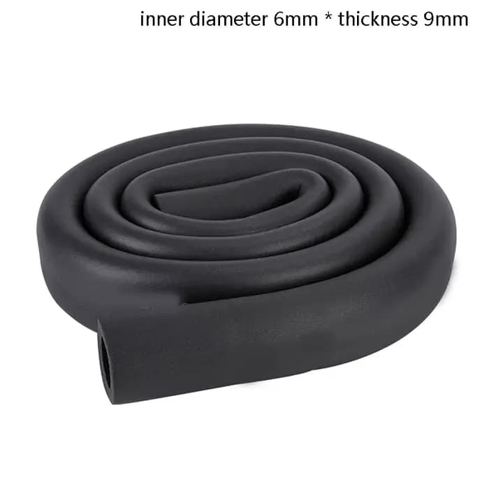 Tuyau d'isolation thermique PPR étanche, tube en caoutchouc mousse éponge pour climatisation, tubes 