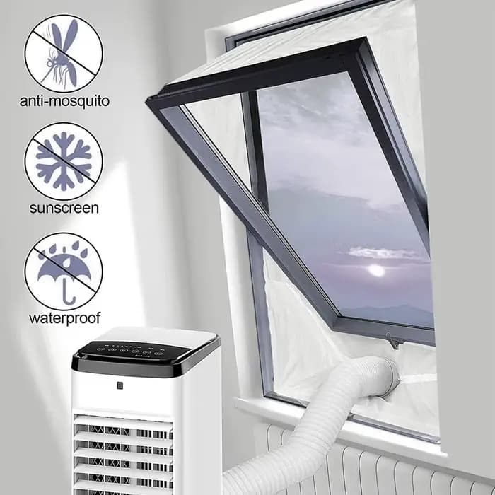 Le tissu d'étanchéité installez efficacement votre système de climatisation mobile avec joint en W p