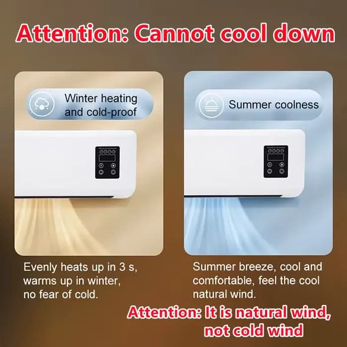 Climatiseur portable sans conduit mural