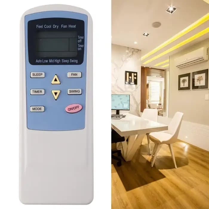 Télécommande de climatiseur L6Y couramment utilisée de 13cm de long pour TCL 9000BTU KTTC