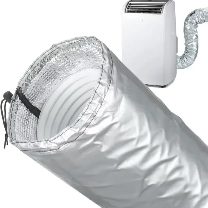 Housse de protection portable pour tuyau de climatiseur