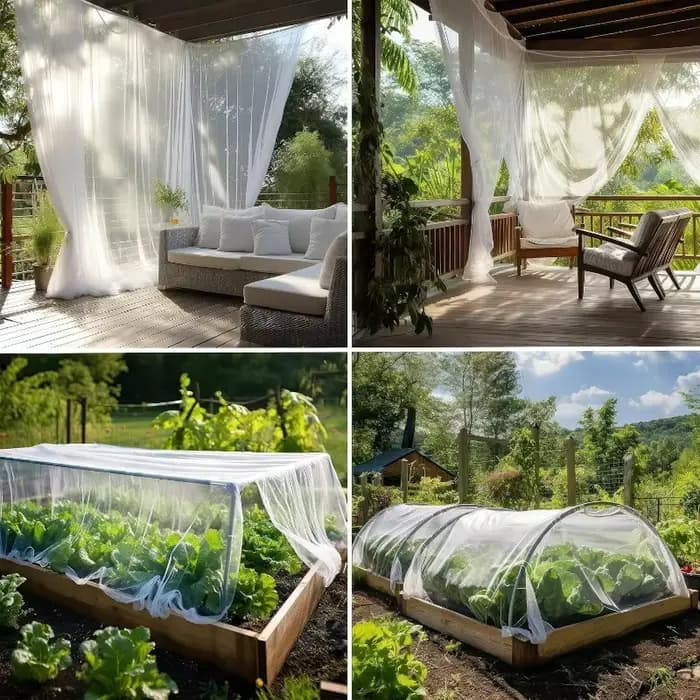 Moustiquaire en maille pour extérieur