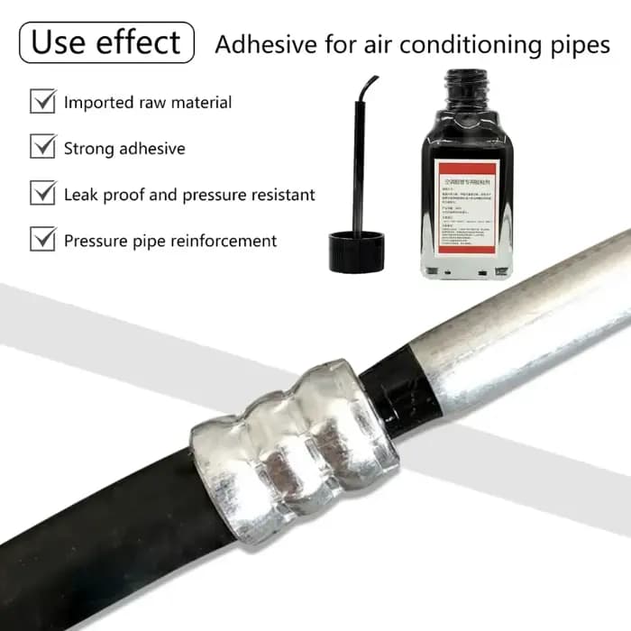 Joint rapide professionnel colle tuyau climatiseur automatique pour une réparation efficace fuite