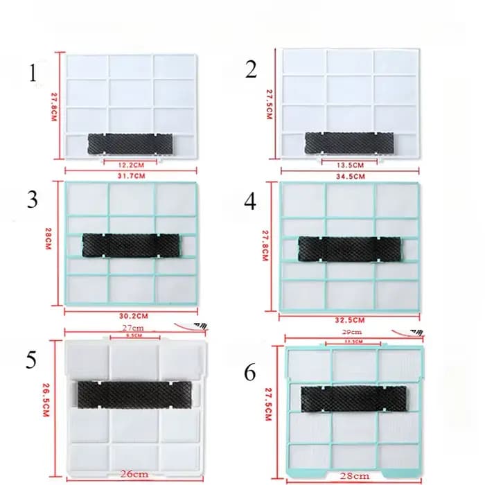 Filtre suspendu pour climatiseur Midea