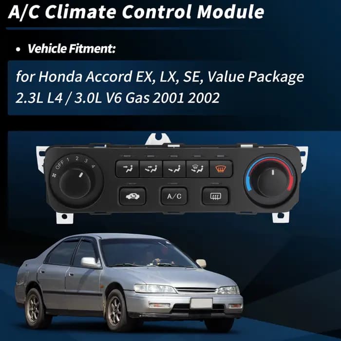 Motoforti – panneau de Module de commande de climatisation de chauffage A/C