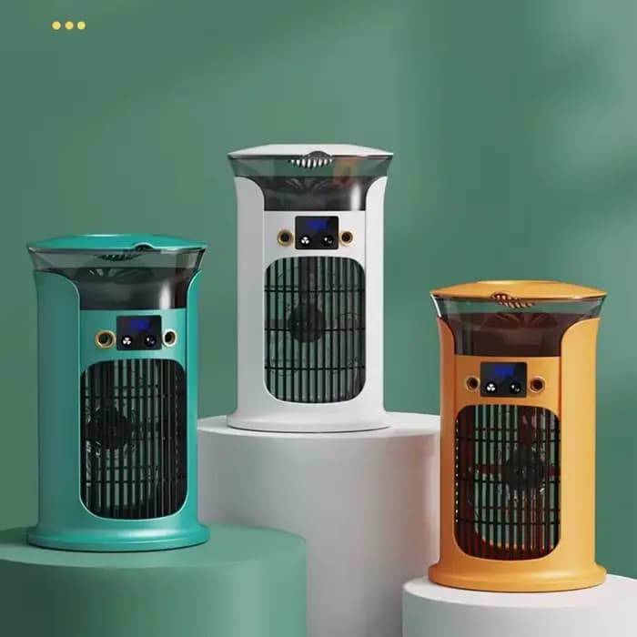 Ventilateur Climatiseur Portable 3 Vitesses Silencieux avec Minuteur