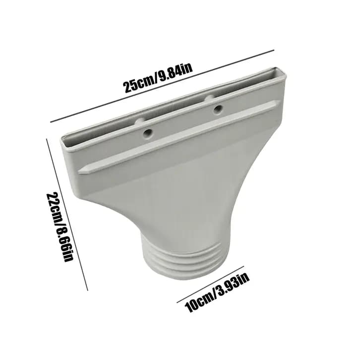 Connecteur de tuyau d'évacuation pour climatisation, buse d'évacuation plate, adaptateur de tuyau plat en plastique, outils ménagers, pièce de rechange