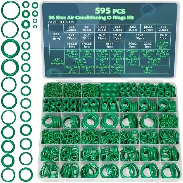 Kit d'assortiment de joints toriques pour climatisation