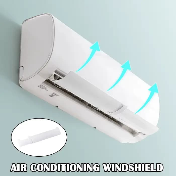 Déflecteur de climatiseur rétractable pour protection contre le flux d'air direct, couvre-vent pour sortie d'air pour la maison, le bureau et l'hôtel