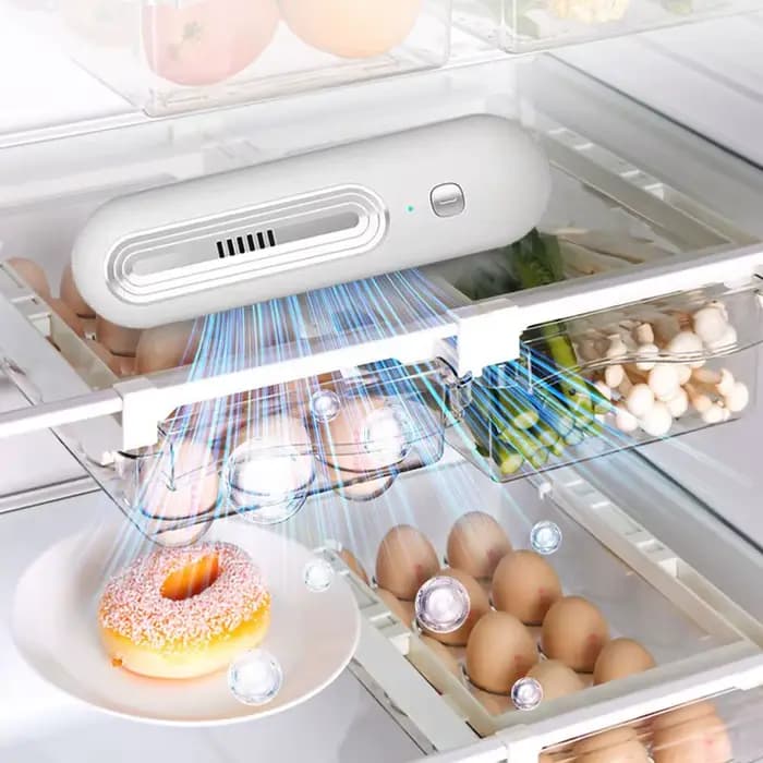 Désodorisant et purificateur d'air pour réfrigérateur – Extension de la durée de conservation des aliments