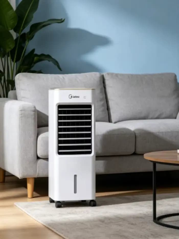 Ventilateur De Climatisation Mobile Midea 220V Refroidissement Intelligent Et Refroidissement Par Glace Pour Maison Bureau Ou Terrasse Occasions Chaudes Jours D'ete
