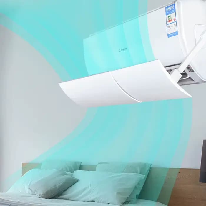 Déflecteur de vent pour climatiseur