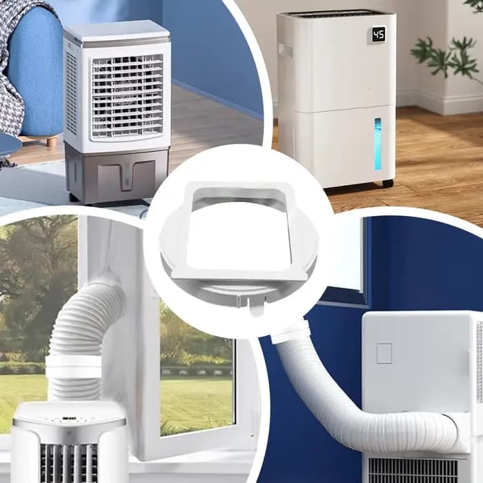 Connecteur de tuyau d'évacuation pour climatiseur portable