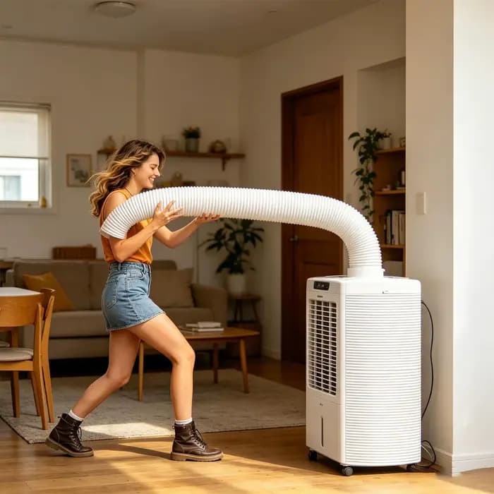 Tuyau de ventilation portable pour climatiseur de 3 mètres
