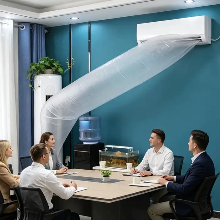 Tuyau flexible découpable pour climatiseur