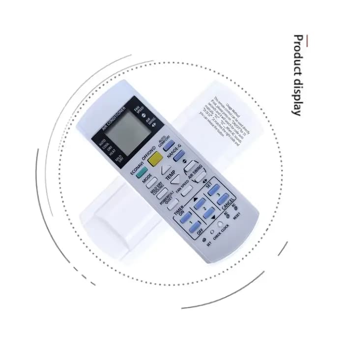 Télécommande compatible avec les modèles de climatiseur Panasonic A75C3300 A75C3208 A75C3706 A75C3708 A75C3167 A75C3607 A75C3871