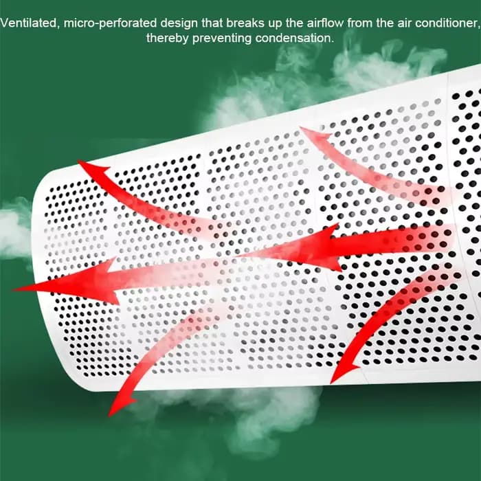 Déflecteur universel pour climatiseur à 8 pales