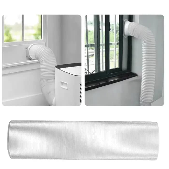 Tuyau d'évacuation flexible portable pour climatiseur 1