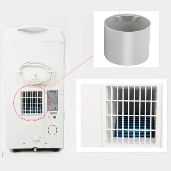 Tuyau d'extension télescopique flexible de 130/150 mm pour climatiseur mobile