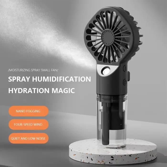 Mini climatiseur portatif USB rechargeable humidificateur à brume ventilateur rafraîchissant pour la maison bureau ou dortoir rafraîchissant et relaxant
