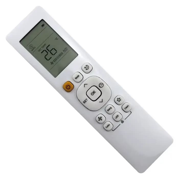 Télécommande AC remplacée pour Midea Climatiseur RG10B(D)/BGEF
