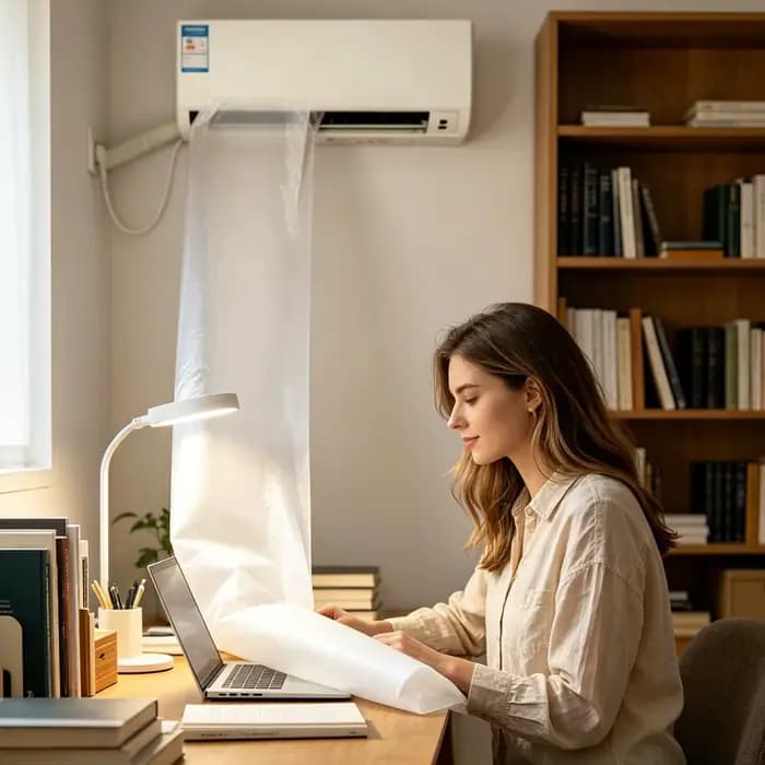 Tuyau flexible découpable pour climatiseur