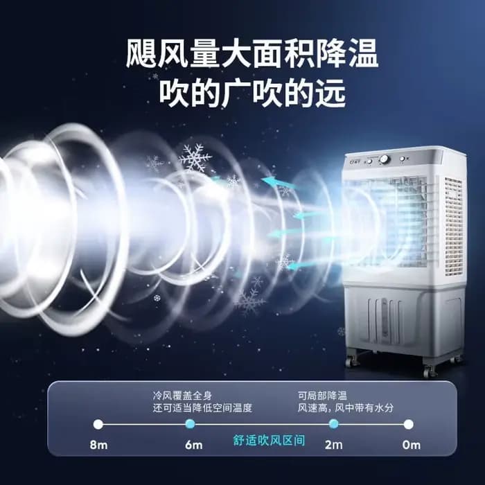 Refroidisseur d'air évaporatif domestique et commercial