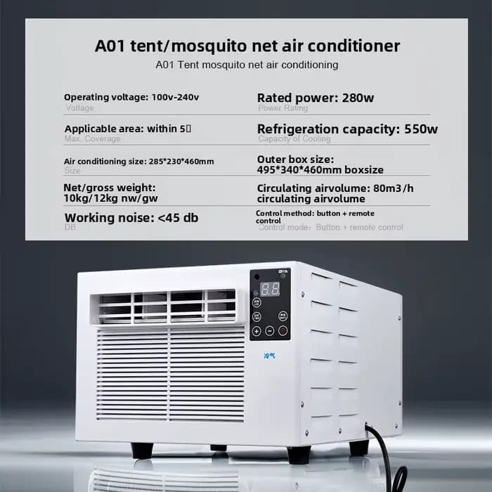 Climatiseur domestique portable d'extérieur sans drainage