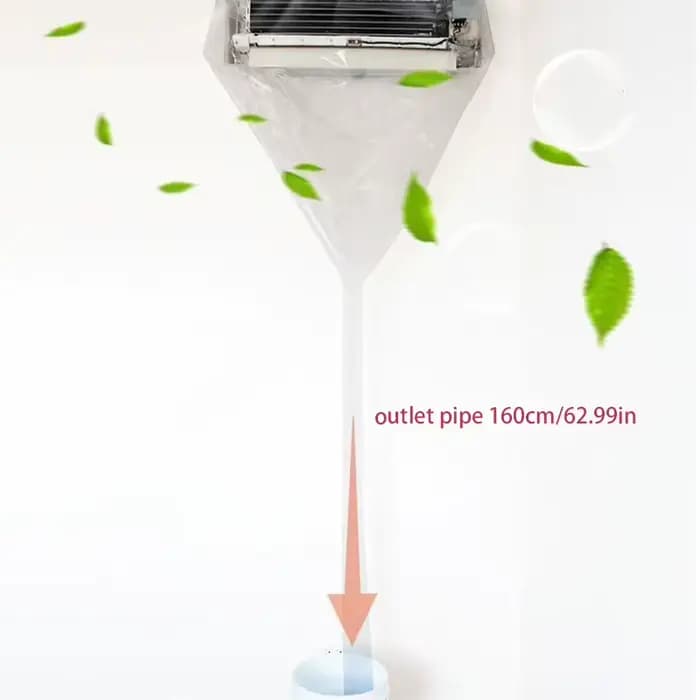 Outil de nettoyage estival pour climatiseur domestique PVC pour entretien de la maison utilisation simple toutes tailles air purifié sans effort