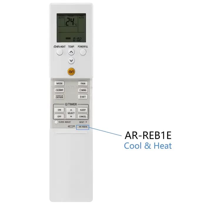 Nouveau AR-REB1E pour télécommande de climatiseur FUJITSU AR-REY1U AR-REB2E AR-REF1E AGHG09KVCA