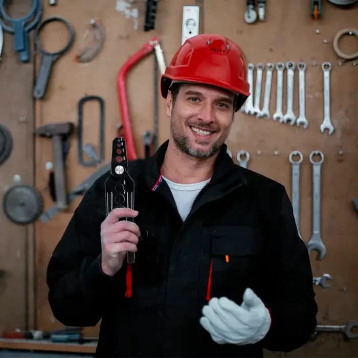 Pince multifonctionnelle en alliage d'aluminium pour tuyaux en cuivre aluminium métal souple réparation tuyaux climatisation bricolage professionnel débutant