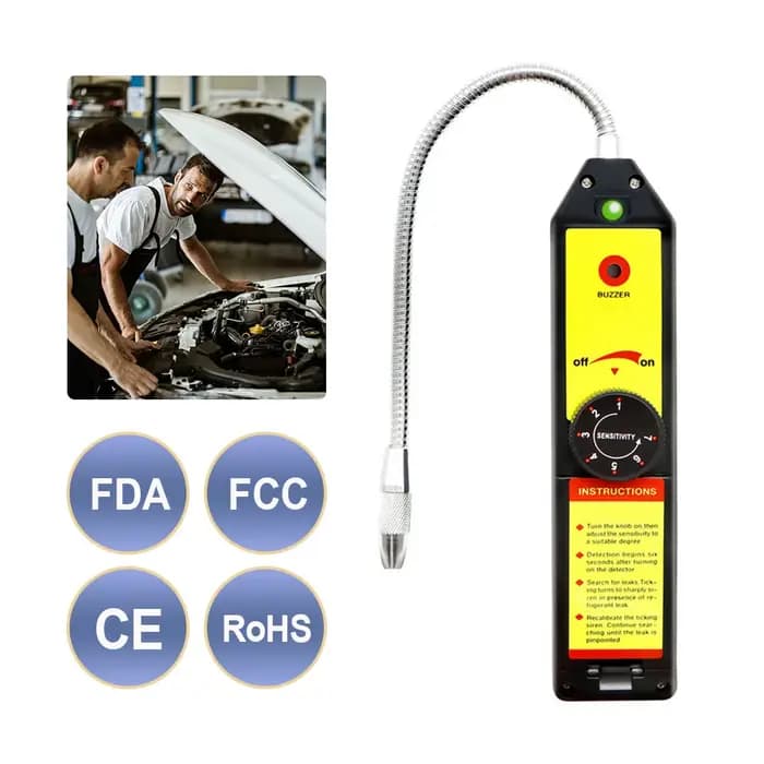 Détecteur de gaz détecteur de fuite de gaz Fréon analyseur de gaz CFC HFC Halogène Gaz Réfrigérant D