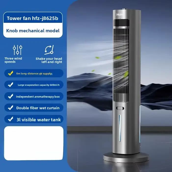Ventilateur rafraîchisseur d'air Haier Tower 220V, nouveau modèle, refroidissement par eau pour la m
