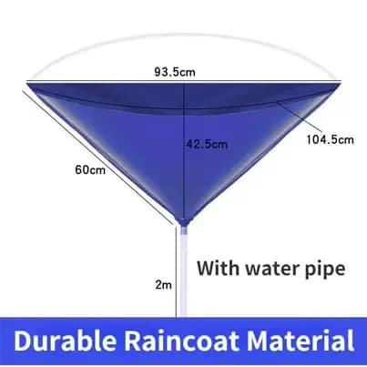 9000-18000 Btu sac de nettoyage de climatiseur Drain étanche pour laver la climatisation tuyau de vi