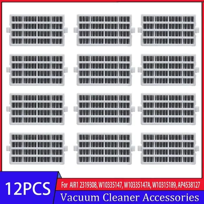 Filtre à air 12 pièces pour Whirlpool W 10311524 W 10315189 , W 10335147 , 1876318 , AP 4538127
