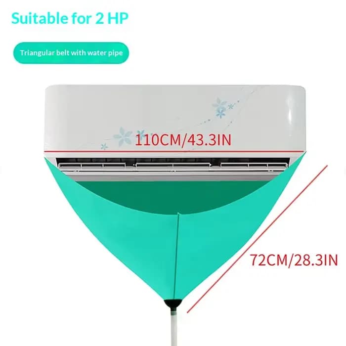 Kit de nettoyage de climatiseur avec couvercle anti-fuite, ensemble complet de nettoyant pour climat