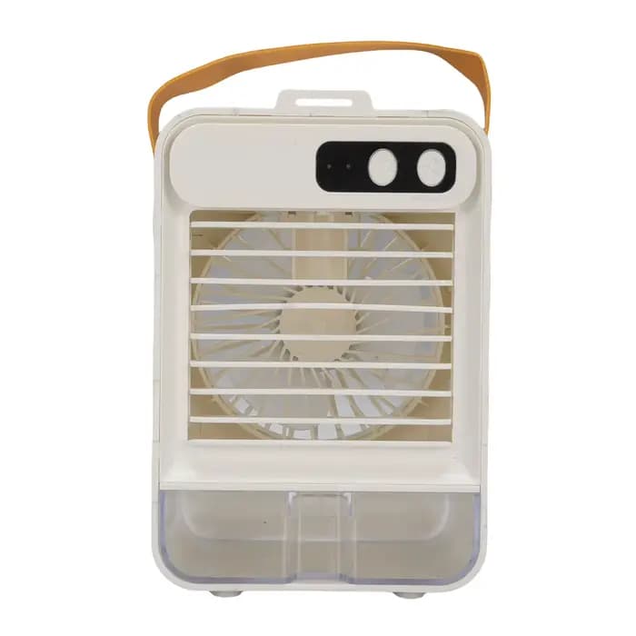 Ventilateur de bureau silencieux 3 vitesses portable avec miroir, climatiseur rafraîchisseur 100 ml