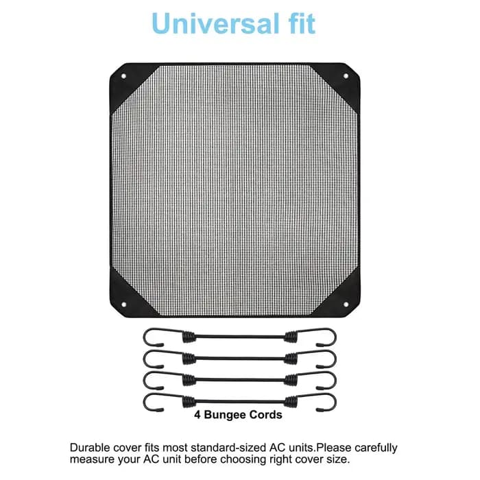 Housse de protection universelle pour unités extérieures de climatiseur central, avec maille plus fi