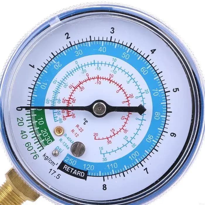 W91f Nouveau climatiseur R404 R134A R22 Réfrigérant Basse pression Psi KPA Bleu
