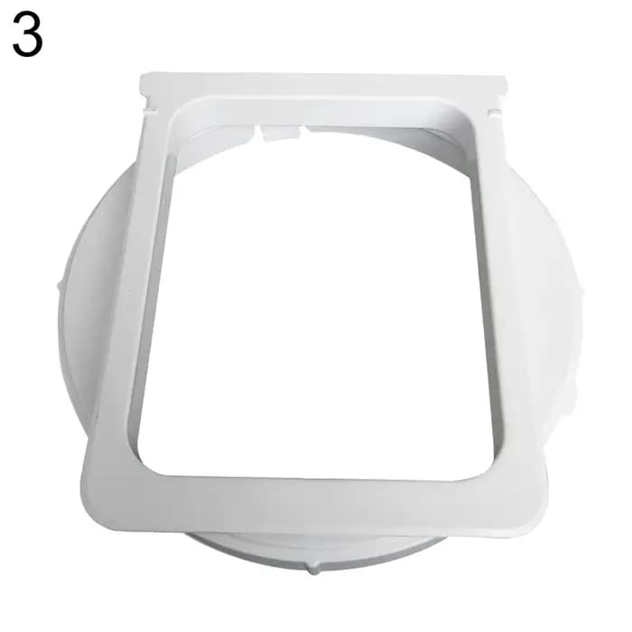 Connecteur petde tuyau de conduit d'accès à battant pour climatiseur portable, réglable, 15cm