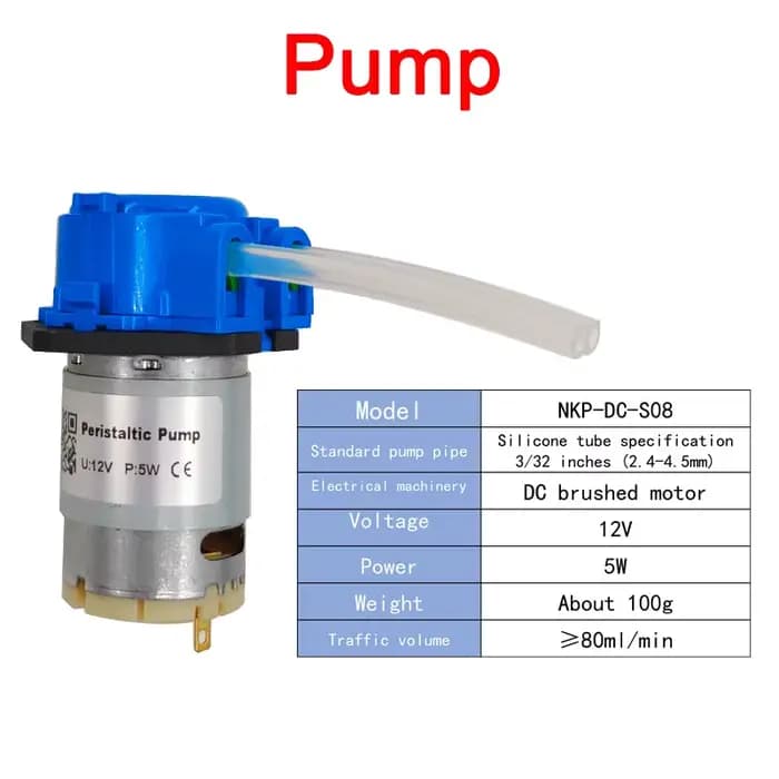 NKP – petite pompe péristaltique auto-amorçante, Mini Circulation, Micro pompage, Tube en Silicone 5
